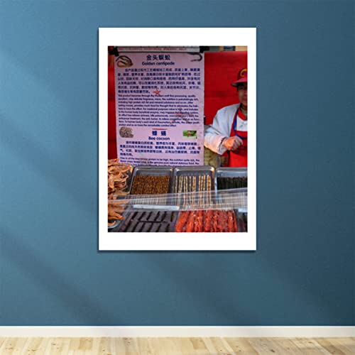 Poster mille-pattes grillé Spiffing Prints grand format encadré mat