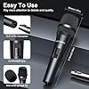 Aokeo Dynamic Karaoke Microphones,A450 Microphone for Singing with Foam Cover and 5m XLR Cable.Handheld Mic Compatible for Speaker,Machine, Amp,Mixer Speech #5