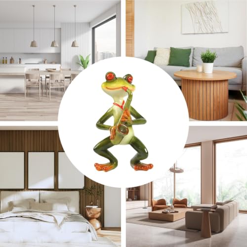 Figurines de grenouille résistantes aux intempéries pour terrasse - 5