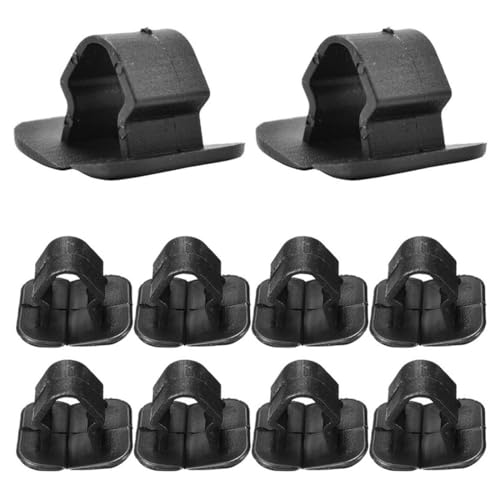CPJJ 10 Pezzi Auto Cofano Isolamento Pad Titolare Clip,Auto Cappuccio Plastica Fibbia Fissaggio Fermo,Accessori Universali Per Auto,Adatto Alla Maggior Parte Delle Auto,Dei Furgoni e Dei Camion