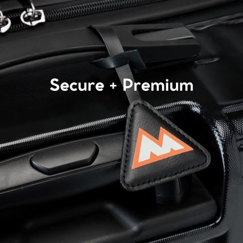 Image of MOVE-MEANT ROAMIFY Medium Cabin Suitcase 66 CM 8 Wheels Number Lock Poly Carbonate Black Trolley Bag for Men & Women | 360 Degree Wheeling System Luggage | Trolley Bags for Travel