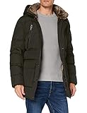 marc o'polo damen daunenjacke grün Die kalten Tage können kommen: Unglaublich warm und leicht sorgt diese Daunenjacke aus aufwendiger High-Performance-Qualität mit bauschiger Daunen-Isolierung für schöne Ausflüge. Geschützt vor Wind und Nässe, hoher Tragekomfort durch das atmungsaktive Material, mit schützender Kapuze und kuscheligem, abnehmbaren Kunst-Fell-Kragen. Im lockeren Regular Fit, mit praktischen Klappentaschen und Reißverschlusstaschen auf der Brust. Der Front-Reißverschluss ist mit einer Druckknopfleiste verdeckt. Die Weite der Taille kann mit einer Kordel reguliert werden. Auf dem Weg zur Arbeit, beim Spaziergang mit der Familie und beim Schlittenfahren mit den Jungs: die Jacke ist immer die richtige Wahl.