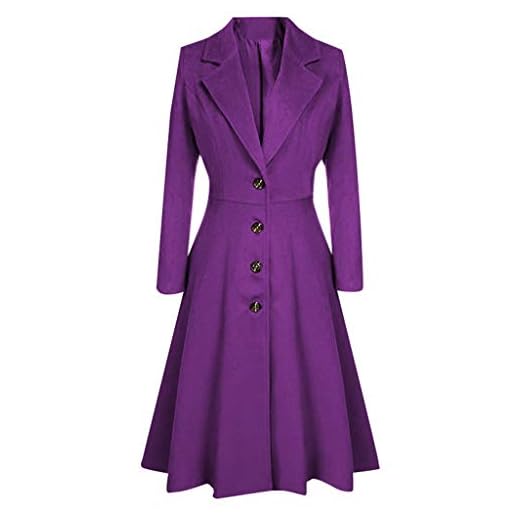 Manteau Femme Grand Taille Hiver Chaud Long Elegant Trench Coat Manche Longues Mode Pas Cher Veste Fille en Laine Duffle Trench Coat
