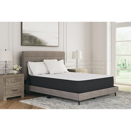 Signature Design by Ashley Queen Plush 12 Inch Hybrid Mattress with Gel Memory Foam and Edge Support...