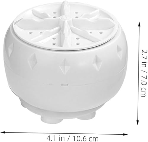 Miniatura 2 de Mini lavadora portátil de 2 piezas con ventosa de alimentación USB para casa rv universidad y limpieza para telas delicadas como calcetines y ropa