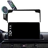 AbeeyGeomarn Car Phone Holder for Honda CR-V 2023 2024 2025 / HR-V 2023-2025 Accessories, Apply to 7/9 Inch Touch Screen,15W Fast Magnetic Charger Screen Fixed Clip Cell Phone Mount Hands-Free