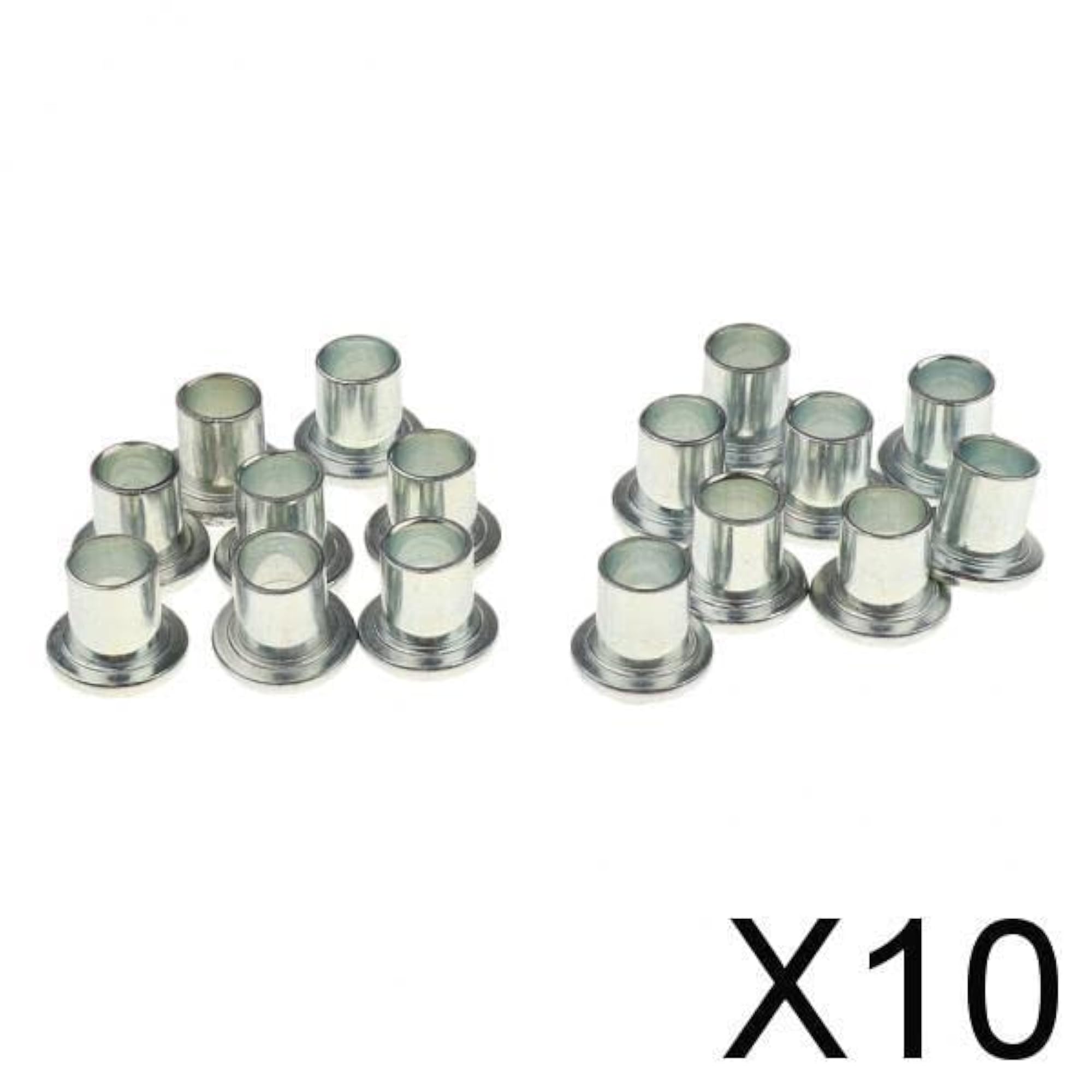 10x16pcs Iron Roller Skate Wheels Accessories Center Bearing
