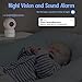 Cámaras de Vigilancia WiFi Interior 1080P, Camara Vigilancia WiFi Interior con Visión...