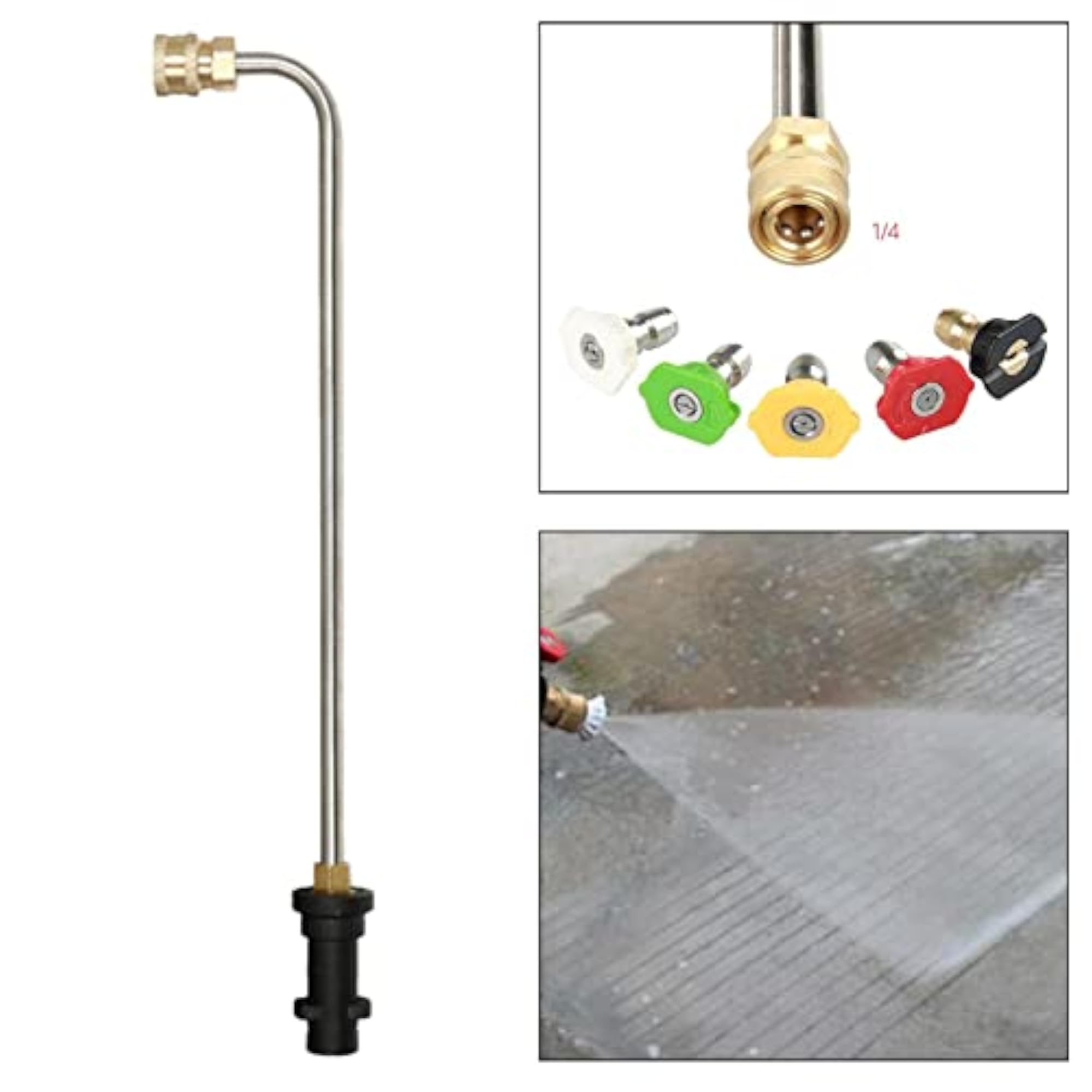 High Pressure Power Washer Extension Wand