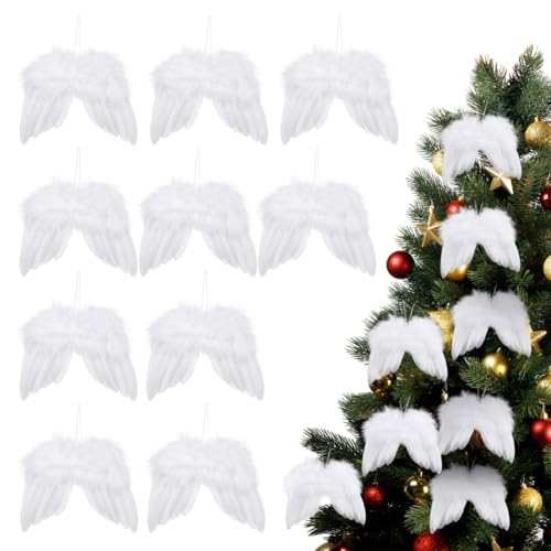 Healifty 10 WeißE EngelsflüGel Zum Basteln Kleine...