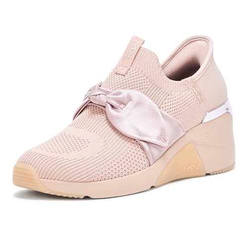 Image of Skechers Women's A Wedge - Enzie Hands Free Slip-ins | Casual wedge sneaker, Slip-ins techology, Wedge Fit, Lux Memory Foam, Engineered Knit upper
