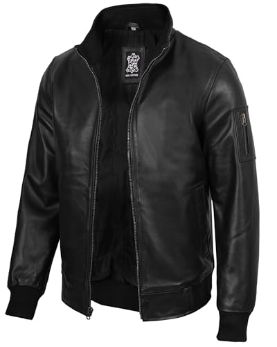 Image of Decrum Leather Jacket Men - Casual Stylish Cowhide Leather Jackets for Men