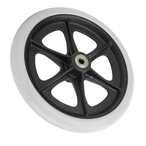 Leapiture 8 Inch Wheelchair Front Wheels TPR Wheels Practical Stable Wheelchair Accessory for Most Wheelchairs