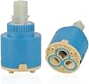 Diameter 35mm Ceramic Faucet Cartridge Replacement for Single Handle Kitchen Basin Shower Faucet Part, Ceramic Faucet Valve