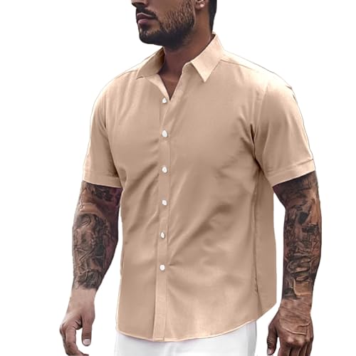 T-shirts pour hommes sans repassage et hauts de golf extensibles anti-plis