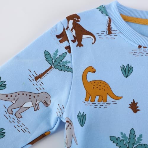 Image of Hongshilian Unisex Kids Cute Cartoon Cotton Sweater Shirt