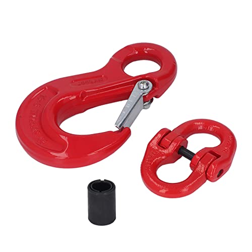 Hoist Slip Hook with Thickened Design High Temperature Quenching 5.3T Lifting Hook for Construction Sites Powerlifting