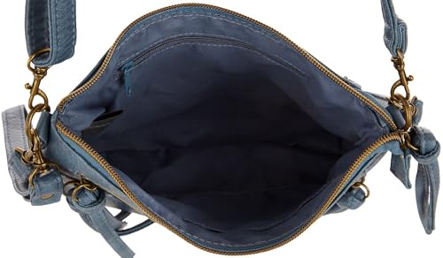 Image of Stone Mountain Charluzzo Stone River Knot Logo Leather 4-Bag One Size Denim blue