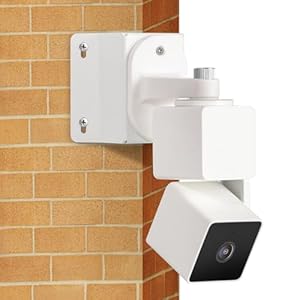 Corner Wall Mount for Wyze Cam Pan V3/V2, Max Cover Both Sides of The House 270°Reduce Blind Spots, 2 Camera to Get Entire Yard Monitor, Metal Brackets for Outdoor