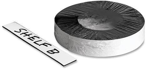 Miniatura 1 de Baumgartens Cinta de etiquetado magnética, rollo de 1"x50', blanco (66151)