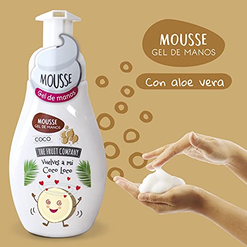Miniatura 2 de The Fruit Company 26300012 - Jabón de Manos Espuma Mousse, Coco, 250 ml, 4 ud.