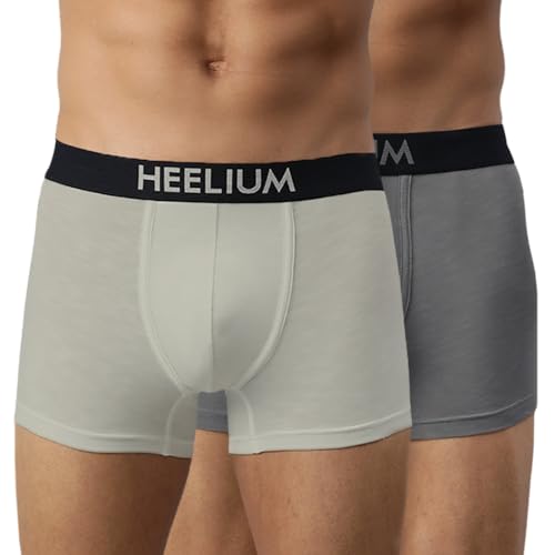 Image of HEELIUM Bamboo Underwear Trunk for Men | 3X Softer Than Cotton & Odour Free | Stretchy Fabric & Durable Waistband