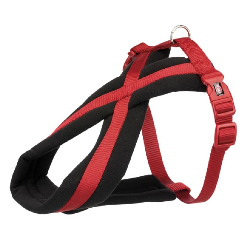 Trixie Premium Touring Harness for Dogs, Adjustable No Pull Dog Belt, Soft Padded & Breathable Pet Harness, Red (M-L, 50–90 cm) (B0B2LQXFY3) Amazon Price History, Amazon Price Tracker