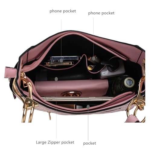 Image of Orange Hobo Shoulder Bag & Wallet Set by MKF Collection