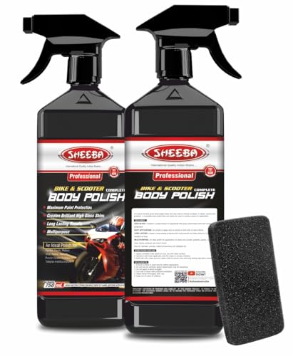 Image of SHEEBA Bike Scooter Scooty Motor Cycle Complete Body Polish Shiner (750 ml)