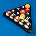 OKKO Billiard Pool Table Heavy-Duty Deluxe Plastic 8 Ball Triangle Rack for 2 1/4