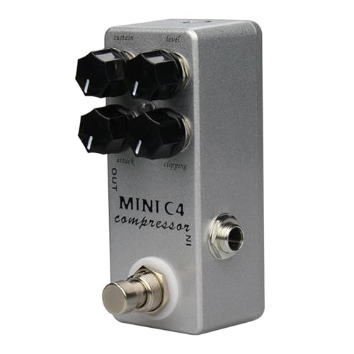 Pédale compresseur guitare pour éliminer les pics de volume et le souffle