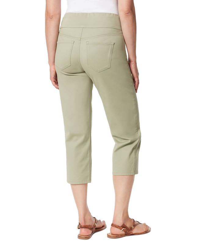 Gloria Vanderbilt Women's Amanda Pull-On Capri Jeans (Frosted Glass, 14)2