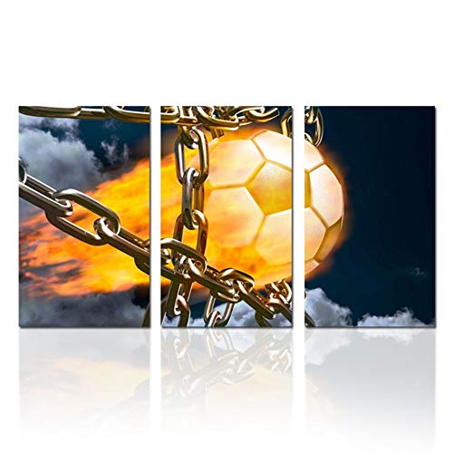 Peinture modulaire football pour transformer un mur blanc triste