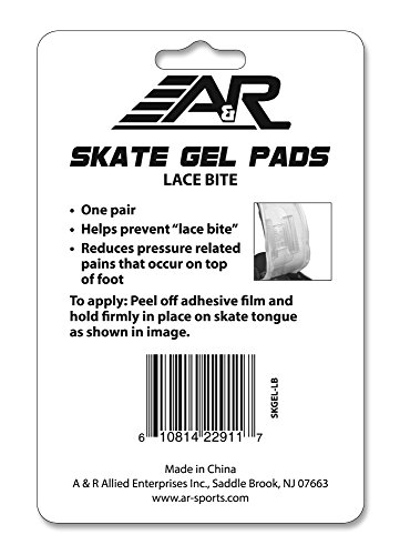 A&R Sports Lace Bite Skate Gel Pad (Pair)