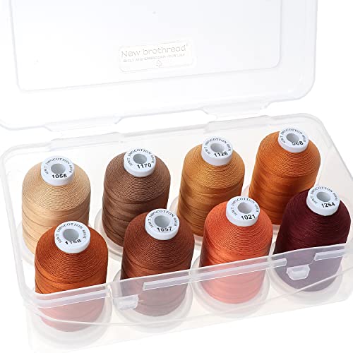 image for New brothread - 18 Options - Multi-Purpose 100% Mercerized Cotton Thre