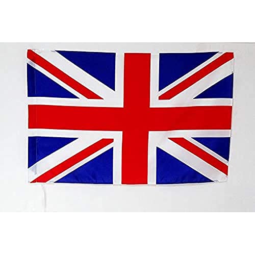 AZ FLAG, Racing United Kingdom national Flag, 2x3 Ft, British race Banner with Sleeve, 100% Polyester, Fade Resistant