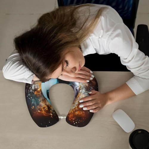 Almohada de viaje espuma viscoelástica 30 cm miniatura 7