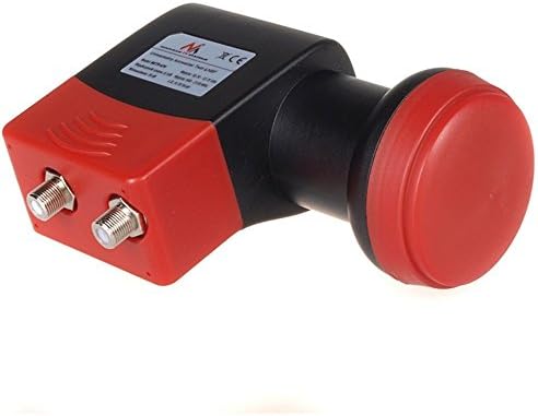 Maclean MCTV-670 High Gain Twin 2-way LNB Lowest Noise Figure 0.1dB Sky HD Freesat Cable