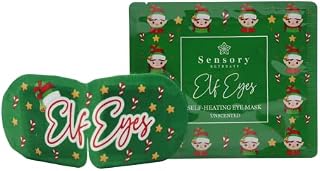 Elf Eyes Self-Heating Eye Mask, Heated Eye Mask, Sleep Mask, Fragrance Free