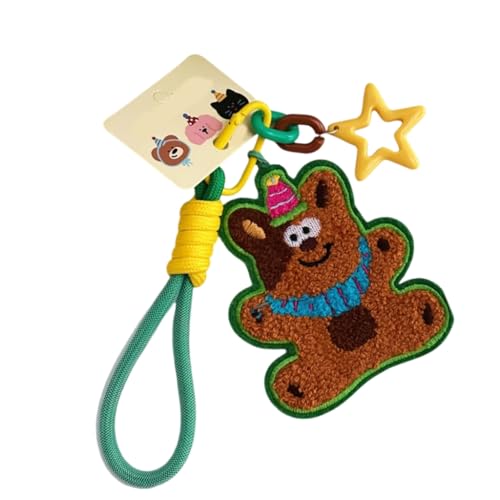 Ddujbtp Creativo Carino Farcito Peluche Borsa Fascino Per Zaino Morbido Portachiavi Eye Catching Borse Pendente per Donne E Studenti, A, Organizer per borse