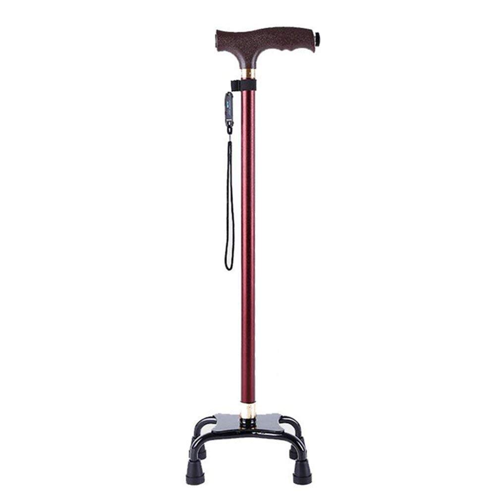 Andadores para Personas Mayores Bastón Ligero con Mango ergonómico de Madera, muletas 10 Ajustables para Hombres, Mujeres, Artritis, Personas Mayores discapacitadas, bastón de Movilidad con 3 Patas,