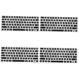 Protecteur de clavier pour ordinateur portable : facile à appliquer et à retirer, entièrement lavable et réutilisable. peut répondre à une variété de scénarios d'utilisation.