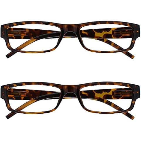 OPULIZE Brown Tortoiseshell Reading Glasses 2 Pack Cover