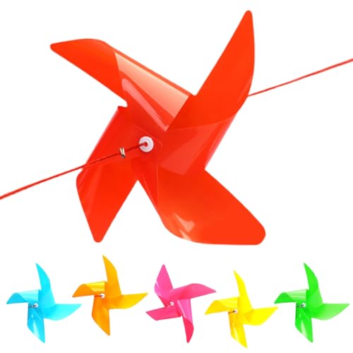 Scultura a per esterni, rotante a 360 gradi, per esterni, ruote a colorate da giardino, per terrazze, sentieri, balconi