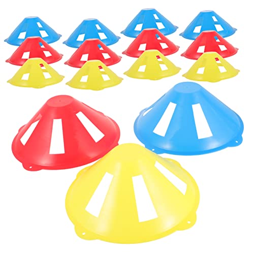 Outanaya 15 Pçs Marcadores De Treinamento Mini Futebol Basquete Coisas Ao Ar Livre Cones De Agilidad