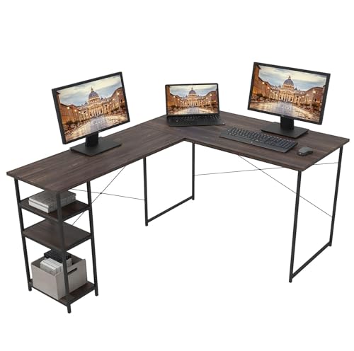 Amazon | モダンデコ l字デスク パソコンデスク 幅120cm