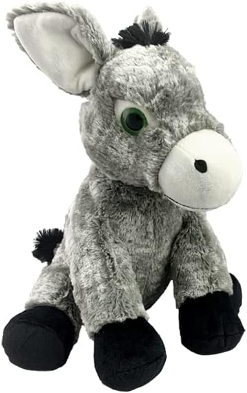 Burrito The Donkey - Animal de peluche de 16 pulgadas, súper suave, juguete de peluche para niños, ideal para guardería y colección