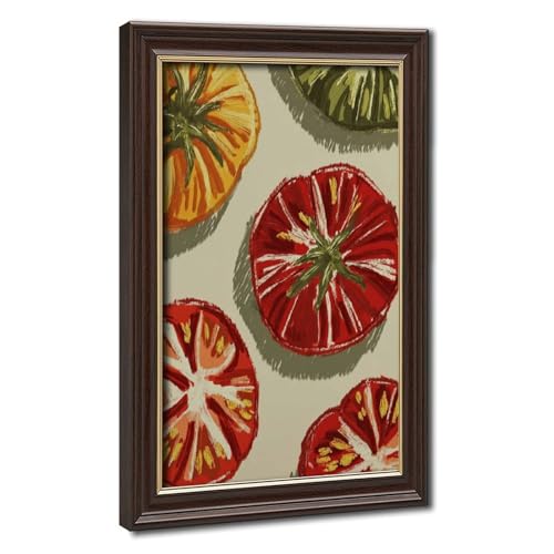 Impression sur toile premium tomate grand format 50x76 cm art mural
