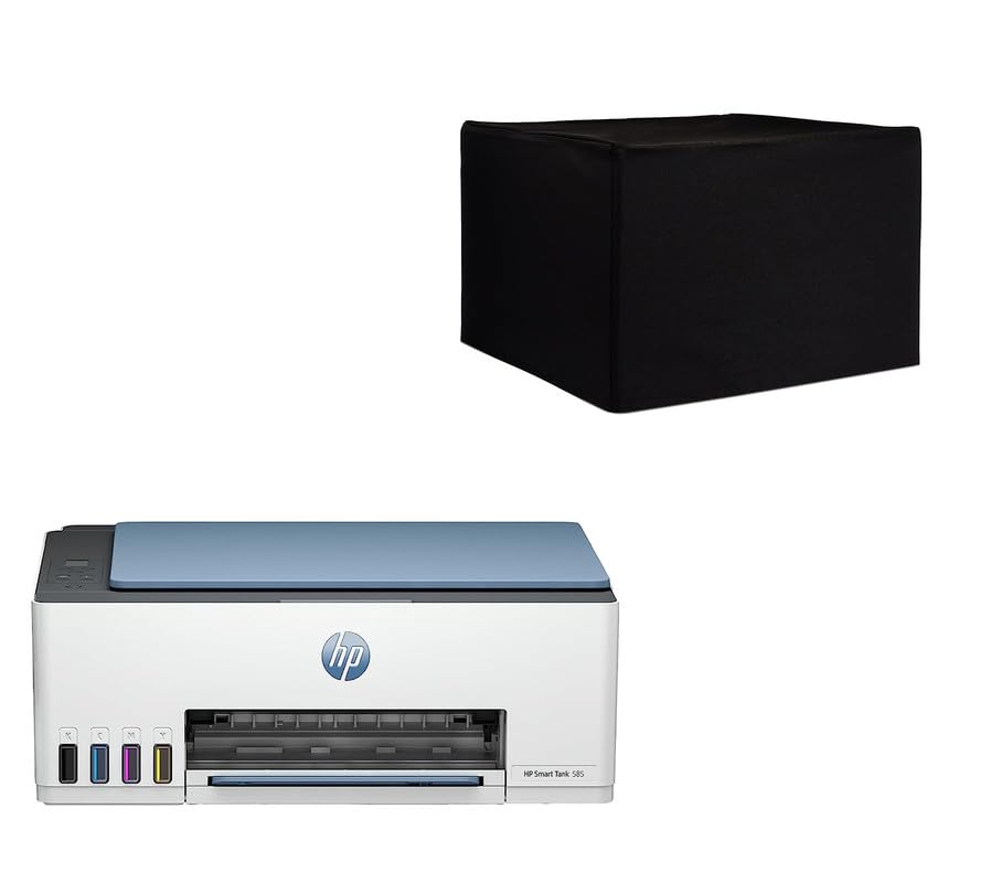 JeJos Printer Dust Cover Case Compatible with HP Smart Tank 585 AIO WiFi Color Printer - Black (B0CBX9M6BJ) Amazon Price History, Amazon Price Tracker