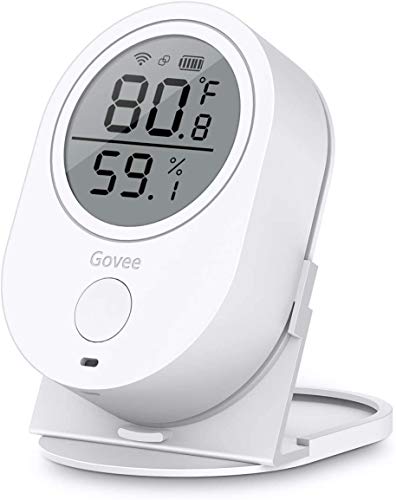 デジタル温湿度計 WiFi温度計 湿度計 Govee LCD大画面 アプリコントロール グラフ記録とデータ輸出機能付き 置掛兼用 高精度 温湿度異常アラーム機能付き ワイヤレス 室内用